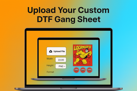 Upload Your Custom DTF Gang Sheet
